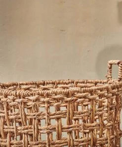 Nkuku Kora Round Storage Basket Soft Furnishings