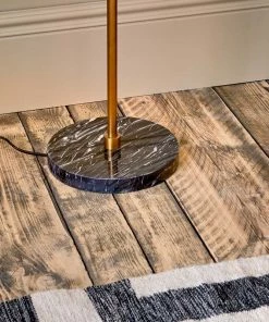Nkuku Kumbe Marble Floor Lamp Living Room