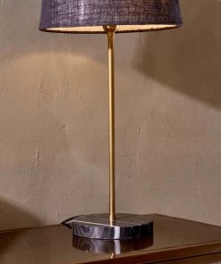 Nkuku Kumbe Marble Table Lamp Living Room