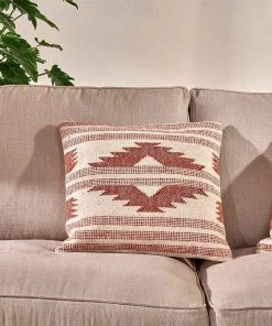 Nkuku Kutha Kilim Cushion Cover - Cream New Arrivals