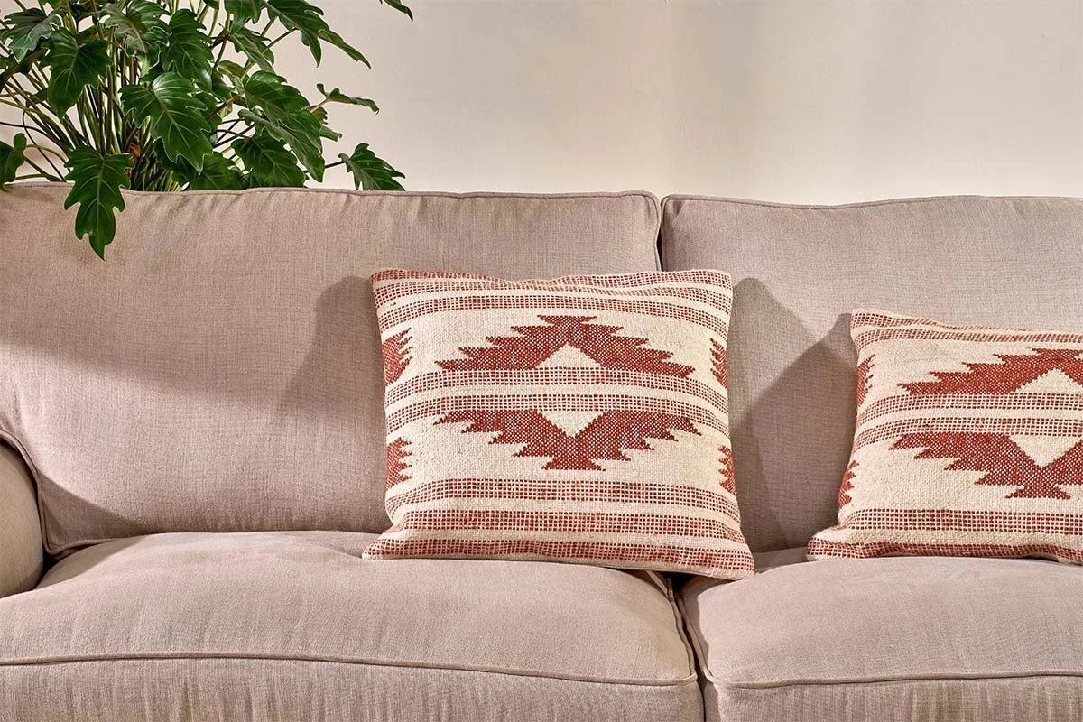 Nkuku Kutha Kilim Cushion Cover - Cream New Arrivals 4 Nkuku Kutha Kilim Cushion Cover - Cream New Arrivals