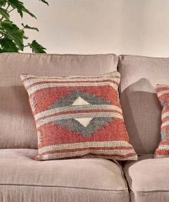 Nkuku New Arrivals Kutha Kilim Cushion Cover - Rust 11 Nkuku New Arrivals Kutha Kilim Cushion Cover - Rust