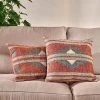 Nkuku New Arrivals Kutha Kilim Cushion Cover - Rust 1 Nkuku New Arrivals Kutha Kilim Cushion Cover - Rust