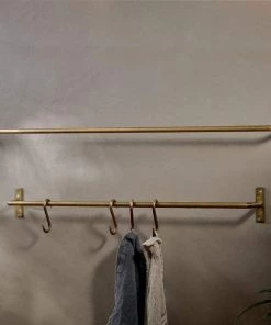 Nkuku Laila Iron Hanging Rail - Brass