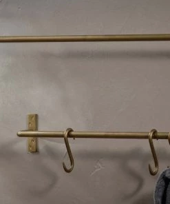 Nkuku Laila Iron Hanging Rail - Brass
