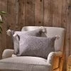 Nkuku Soft Furnishings Lamandi Recycled Cushion Cover - Grey 1 Nkuku Soft Furnishings Lamandi Recycled Cushion Cover - Grey