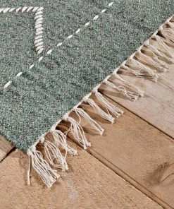 Nkuku Lamandi Recycled Rug - Moss