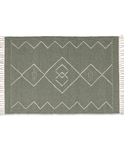 Nkuku Lamandi Recycled Rug - Moss