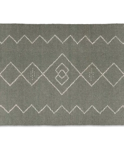 Nkuku Lamandi Recycled Rug - Moss