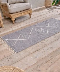 Nkuku Lamandi Recycled Runner - Grey Home Accessories