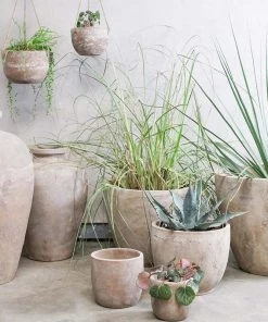 Nkuku Large Affiti Clay Planter
