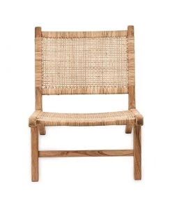 Nkuku Madrisana Acacia & Rattan Woven Chair
