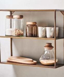 Nkuku Mahi Iron Wall Shelf