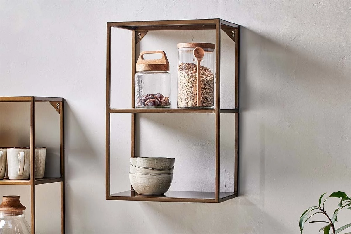 Nkuku Mahi Iron Wall Shelf 6 Nkuku Mahi Iron Wall Shelf