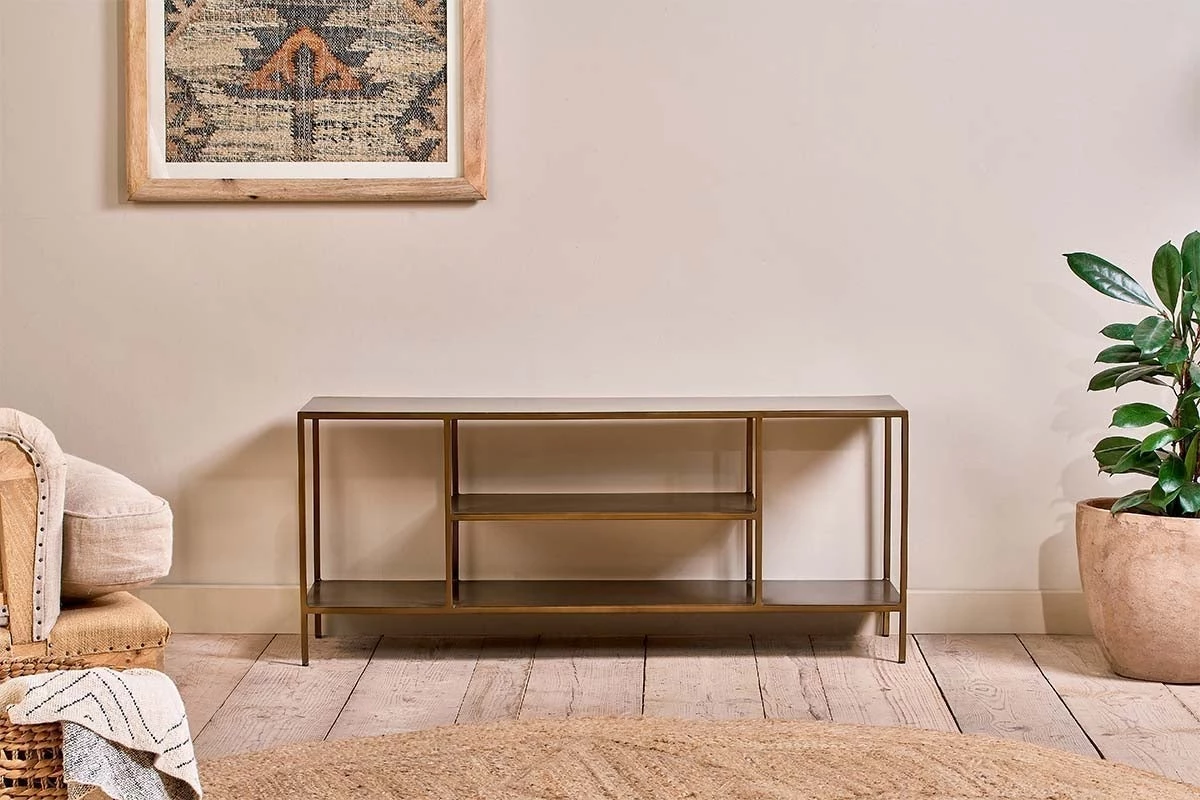 Nkuku New Arrivals Mahi Media Standing Shelf 5 Nkuku New Arrivals Mahi Media Standing Shelf