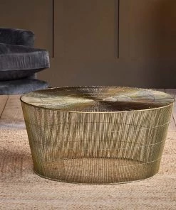 Nkuku Mahua Iron Coffee Table