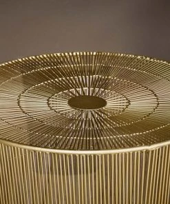 Nkuku Mahua Iron Side Table