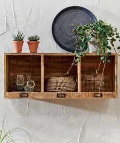 Nkuku Storage & Shelving Makua Wooden Locker Shelf - Small