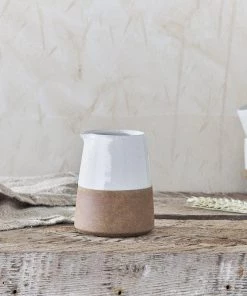 Nkuku Tableware Mali Jug - White