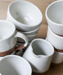 Nkuku Mali Large Mug - White (Set Of 2)