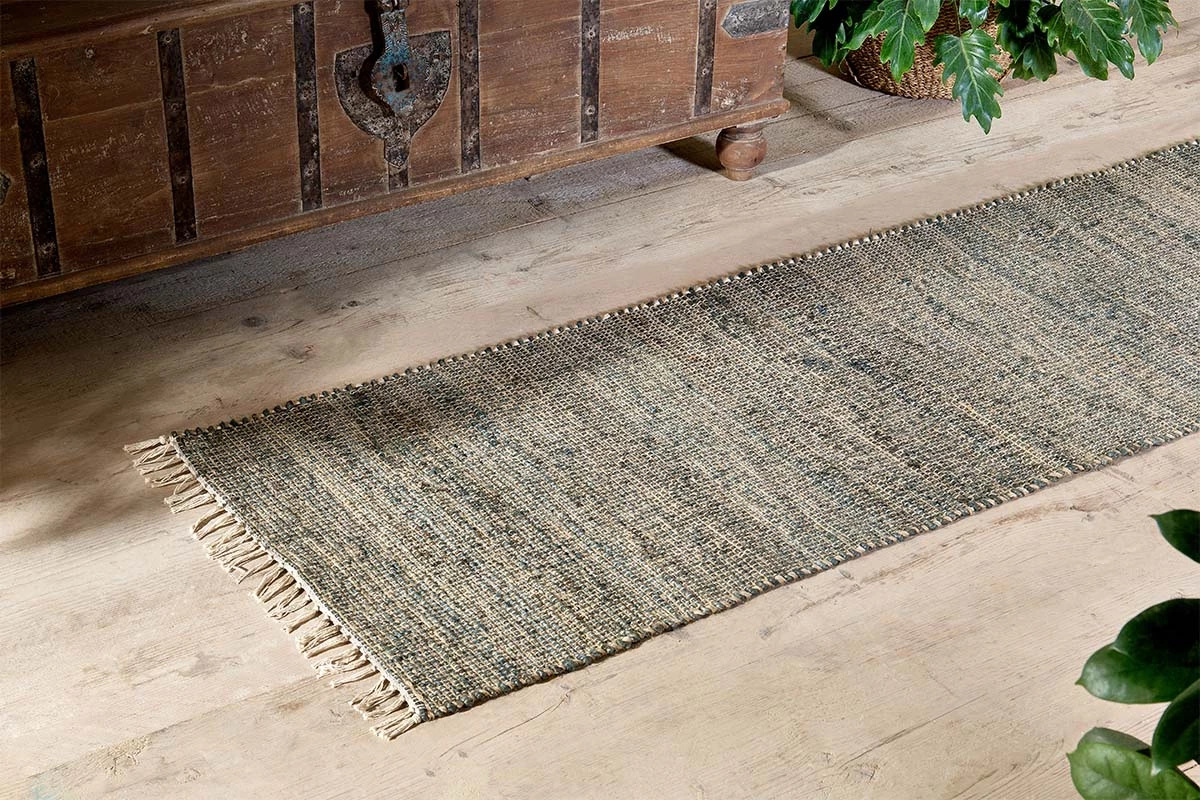 Nkuku Manado Jute & Cotton Runner - Indigo New Arrivals 3 Nkuku Manado Jute & Cotton Runner - Indigo New Arrivals