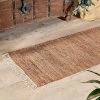 Nkuku Manado Jute & Cotton Runner - Rust