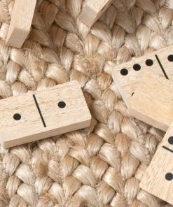 Nkuku Eco-Friendly Gifts Mango Wood Dominoes