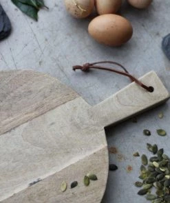 Nkuku Chopping Boards Mango Wood Pizza Board