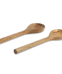 Nkuku Cutlery Salad Servers - Mango Wood (Set Of 2)