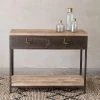 Nkuku Mansu Iron & Mango Wood Console Table Living Room 1 Nkuku Mansu Iron & Mango Wood Console Table Living Room