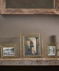 Nkuku Home Accessories Marisa Brass Standing Frame