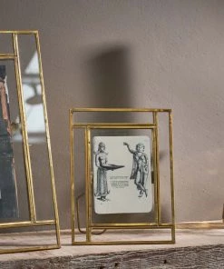 Nkuku Home Accessories Marisa Brass Standing Frame