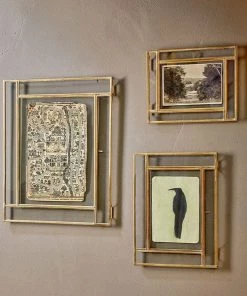 Nkuku Marisa Brass Wall Hung Frame