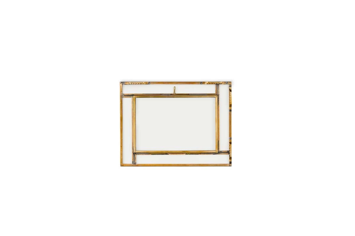 Nkuku Marisa Brass Wall Hung Frame 6 Nkuku Marisa Brass Wall Hung Frame