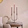 Nkuku Home Accessories Mbata Brass Candelabra - Antique Brass 1 Nkuku Home Accessories Mbata Brass Candelabra - Antique Brass
