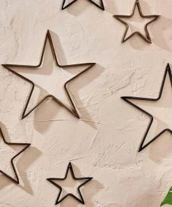 Nkuku Meru Brass Star - Antique Brass Home Accessories