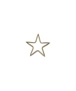 Nkuku Meru Brass Star - Antique Brass Home Accessories