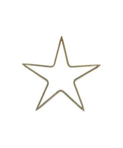 Nkuku Meru Brass Star - Antique Brass Home Accessories