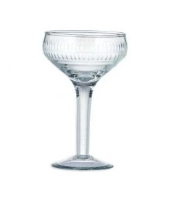 Nkuku Tableware Mila Champagne Glass - Clear (Set Of 4) 7 Nkuku Tableware Mila Champagne Glass - Clear (Set Of 4)