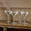 Nkuku Tableware Mila Champagne Glass - Clear (Set Of 4)