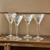 Nkuku Mila Cocktail Glass - Clear (Set Of 4) Tableware 2 Nkuku Mila Cocktail Glass - Clear (Set Of 4) Tableware