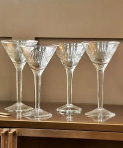 Nkuku Mila Cocktail Glass - Clear (Set Of 4) Tableware