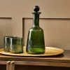 Nkuku Tableware Mila Decanter - Dark Emerald