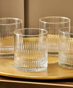 Nkuku Mila Tumbler - Clear (Set Of 4)