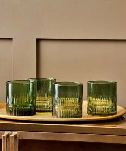 Nkuku Tableware Mila Tumbler - Dark Emerald (Set Of 4)