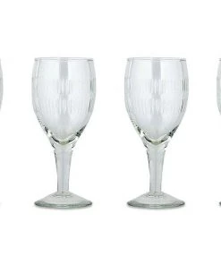 Nkuku Mila Wine Glass - Clear (Set Of 4) Tableware
