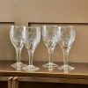 Nkuku Mila Wine Glass - Clear (Set Of 4) Tableware 1 Nkuku Mila Wine Glass - Clear (Set Of 4) Tableware