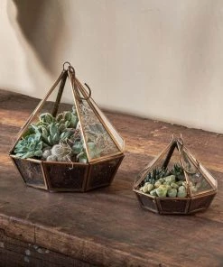 Nkuku Home Accessories Mina Hanging Terrarium