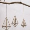 Nkuku Home Accessories Mokomo Hanging Lantern - Brass