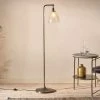 Nkuku New Arrivals Muturi Glass Floor Lamp - Aged Bronze